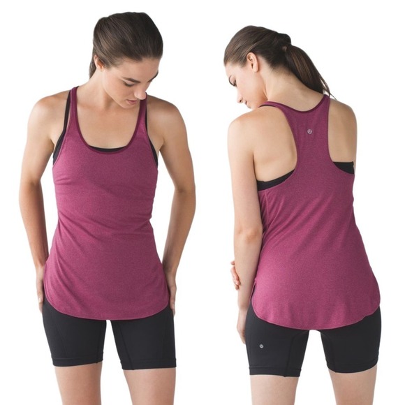 Lululemon What The Sport Singlet Athletic Tank in Dashing Purple Size 4 - Picture 1 of 7